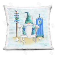 Paul Brent | Nautical Gnome Happy Coastal Beach Scene