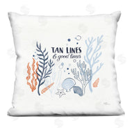Janelle Penner | Tan Lines Beach Quote Various Seashells