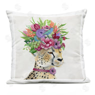 Tava Studios | Majestic Cheetah Mixed Flower Crown Arrangement