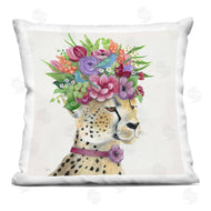 Tava Studios | Majestic Cheetah Mixed Flower Crown Arrangement
