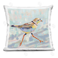 Jeanette Vertentes | Little Bird Stepping Blue Blocked Background