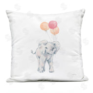 Katina Pete | Baby Elephant Holding Balloons Casual Wildlife Animal