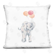 Katina Pete | Baby Elephant Holding Balloons Casual Wildlife Animal