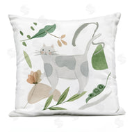 Melissa Wang | Gray Cat Mixed Botanical Herb Leaves