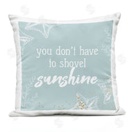 Ann Bailey | Happiness Winter Snow Phrase Typography