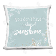 Ann Bailey | Happiness Winter Snow Phrase Typography