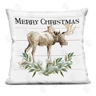 Carol Robinson | Merry Christmas Botanical Moose Plank Pattern