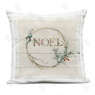 Carol Robinson | Noel Typography Holiday Rustic Plank Pattern