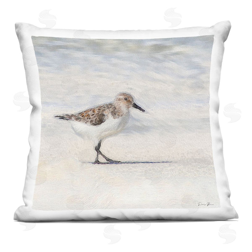Denise Brown | Sandpiper Bird Stepping Summer Beach Shoreline