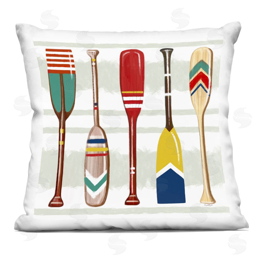 Elizabeth Tyndall | Lake Cabin Patterned Oars