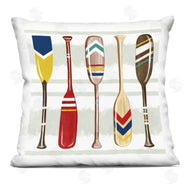 Elizabeth Tyndall | Striped Patterned Boat Oars