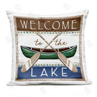 Elizabeth Tyndall | Welcome to Lake Rustic Canoe Crossed Paddles