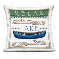 Elizabeth Tyndall | Rustic Pattern Lake Time Canoe Oars