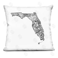 The Saturday Evening Post | Florida State Shape Various Cities Typography