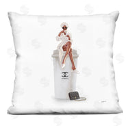 Ziwei Li | Woman Sitting Upscale Brand Fashion Coffee Cup