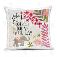 Katie Doucette | Good Day Floral Blossom Pattern Elephant