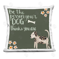 Katie Doucette | Casual Daisy Pattern Dog Humor Phrase