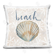 Katie Doucette | Nautical Pattern Clam Shell Beach Calligraphy