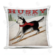 Ryan Fowler | Vintage Ski Company Husky Dog Snowy Slopes