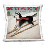 Ryan Fowler | Vintage Ski Company Husky Dog Snowy Slopes