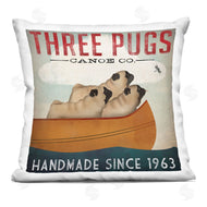 Ryan Fowler | Vintage Canoe Company Boating Pug Dogs