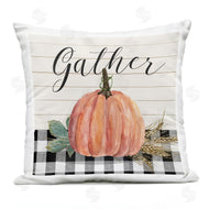 Livi + Fin | Gather Typography Seasonal Tartan Wheat Botanicals