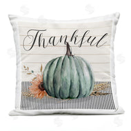 Livi + Fin | Striped Pattern Fall Pumpkin Thankful Typography
