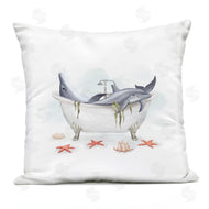 Ziwei Li | Nautical Dolphins Swimming Bathtub Sea Life