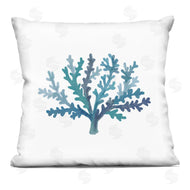 Nina Muis Surface Design | Minimal Blue Coral Sea Life Aquatic Plant