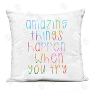 Stupell Studio | Vibrant Motivational Rainbow Quote Happy Saying
