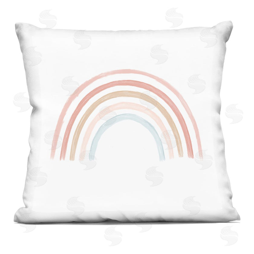Stupell Studio | Soft Pastel Rainbow Stripes Minimal Nature