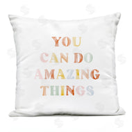 Stupell Studio | Amazing Things Alternating Pastels Motivational Phrase