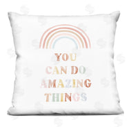 Stupell Studio | You Can Do Amazing Things Pastel Rainbow Phrase
