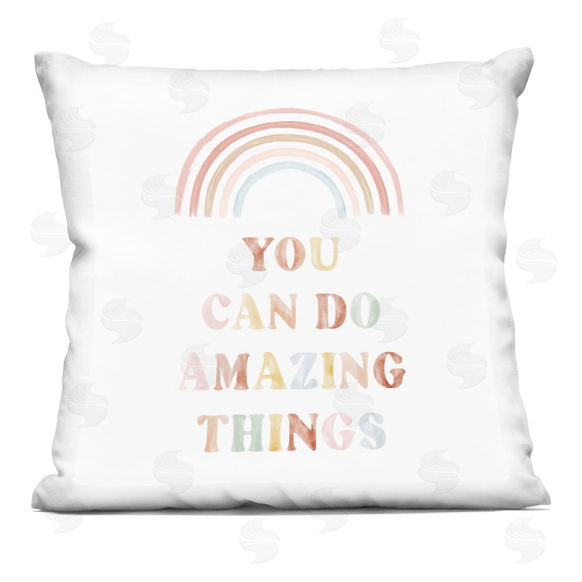 Stupell Studio | You Can Do Amazing Things Pastel Rainbow Phrase