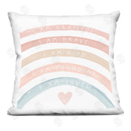 Stupell Studio | I Am Loved Self Confidence Pastel Rainbow