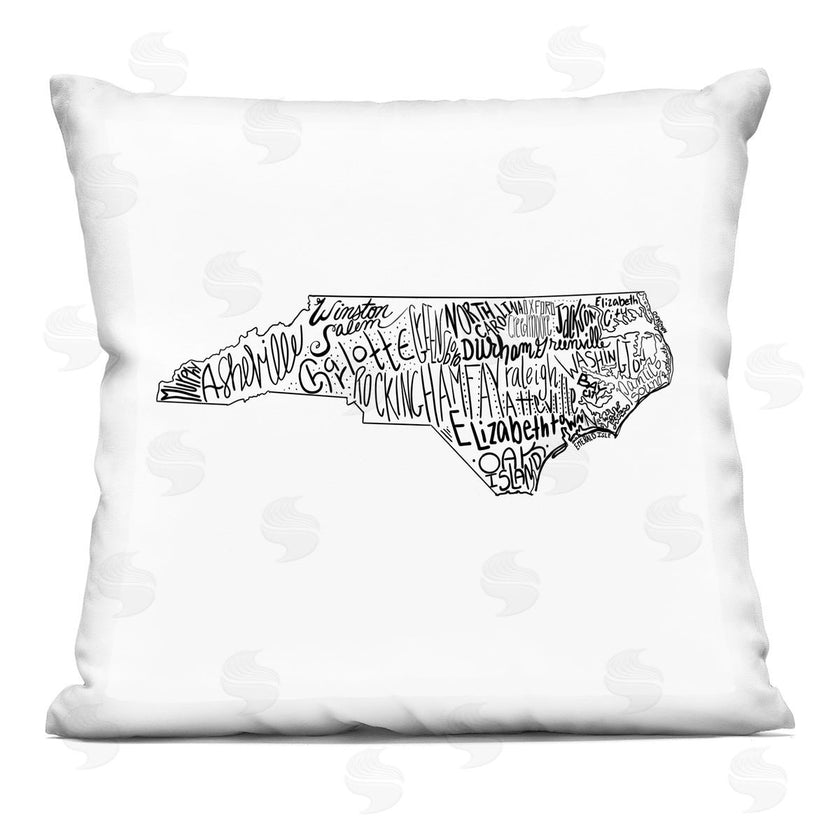 Saturday Evening Post | North Carolina State Typography City Names