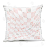 Stupell Studio | Wavy Pink Checkered Pattern Pastel Squares