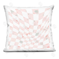 Stupell Studio | Wavy Pink Checkered Pattern Pastel Squares