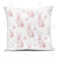 Stupell Studio | Classic Pink Bunny Rabbit Nature Pattern