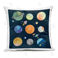 Stupell Studio | Rocket Ship Solar System Outer Space Planets