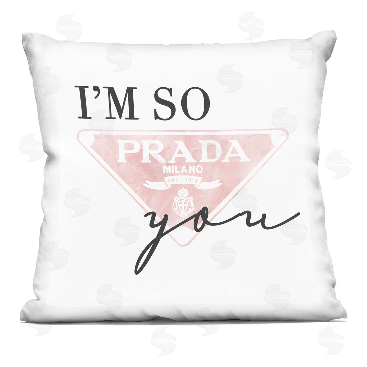 Proud Of You Glam Brand Humor Quote Decorative Printed Pillow, Home Decor by Stupell Studio