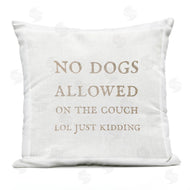 Stupell Studio | Dogs Allowed On Couch Funny Pets Minimal Phrase