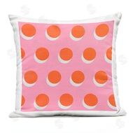 Stupell Studio | Orange Over Pink Polka Dot Circles