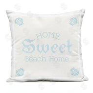 Stupell Studio | Sweet Beach Home Delicate Blue Seashell Phrase