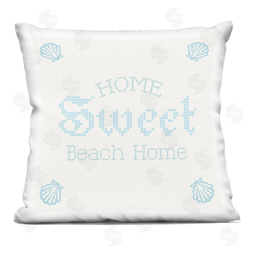 Stupell Studio | Sweet Beach Home Delicate Blue Seashell Phrase