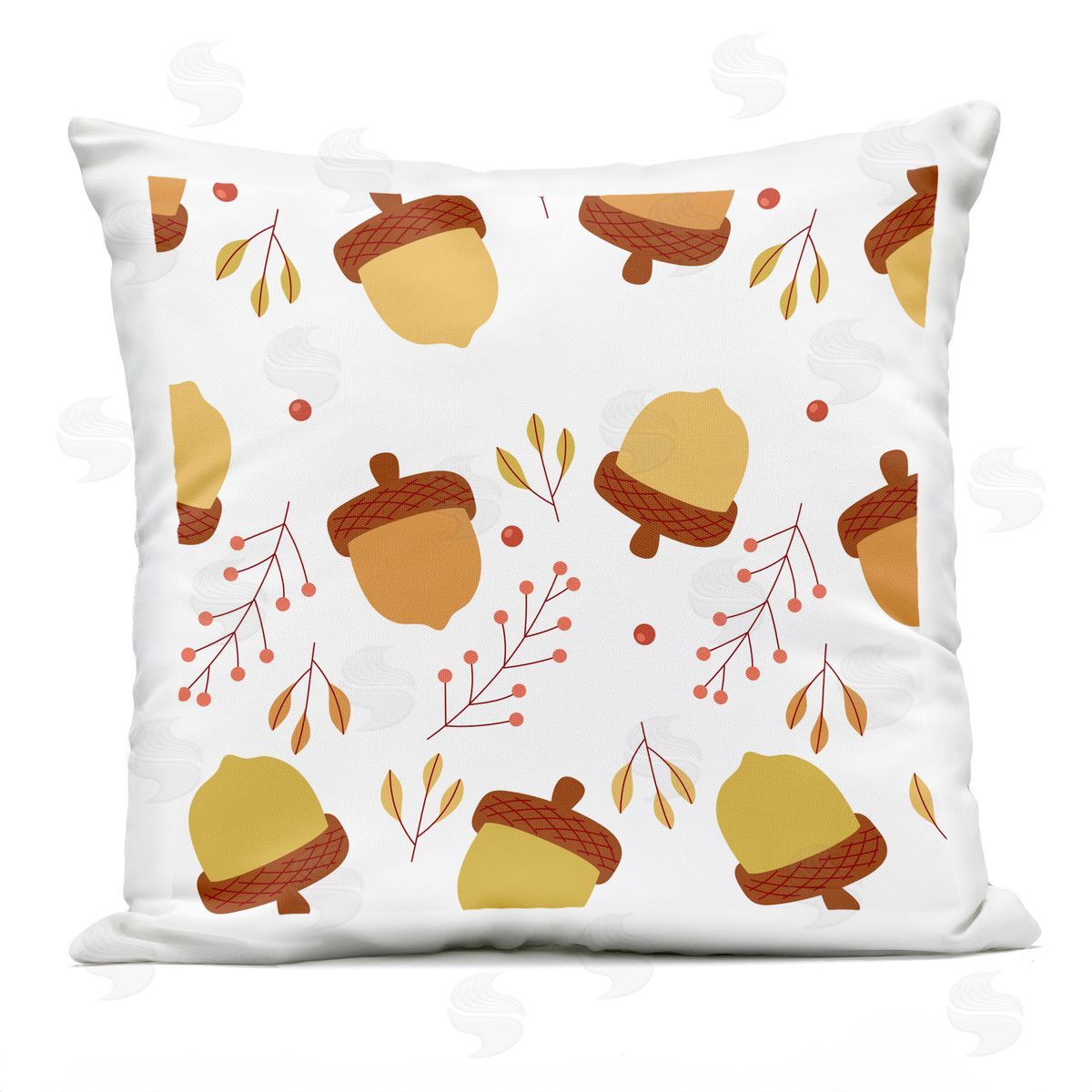 Mixed Acorn Botanicals Fall Nature Leaves Outdoor Printed Pillow, Home Decor by Stupell Studio