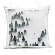 Ziwei Li | Aerial Winter Ski Slopes Snowy Nature Scene