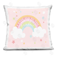 Stupell Studio | Love You Whimsical Rainbow Stars Kids Quote