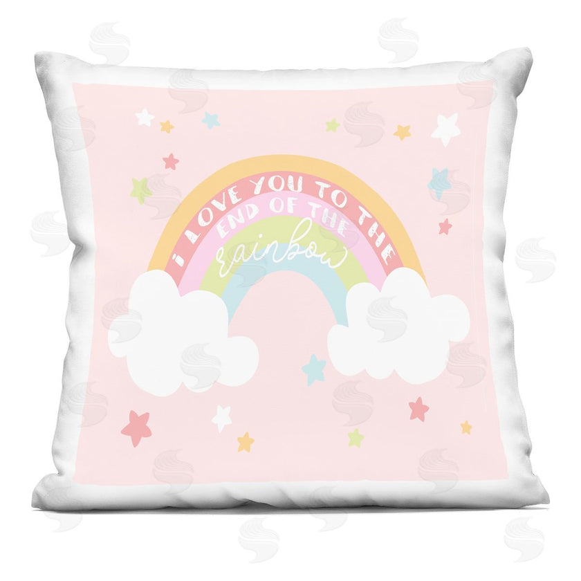 Stupell Studio | Love You Whimsical Rainbow Stars Kids Quote
