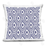 Taylor Shannon Designs | Blue Bohemian Diamond Shape Geometric Pattern